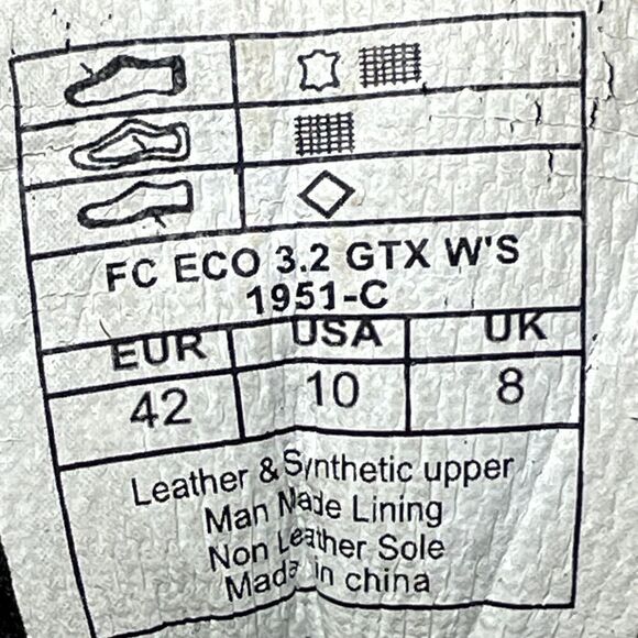 La Sportiva FC ECO 3.2 GTX Gore-Tex Brown Leather Hiking Boots Women's Size 10 - Picture 7 of 8